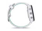 Reloj deportivo - Garmin Forerunner 265S, Blanco/Verde, 18mm, Pantalla Táctil AMOLED 1.1, 15 días Autonomía, Morning Report, 8GB