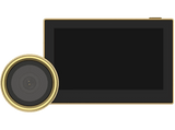 Mirilla inteligente - Ezviz HP2, Pantalla a Color de 4,3, Mirilla de 32 mm Diámetro, Dorado