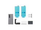 Funda + Protector pantalla - Samsung, Para Samsung Galaxy Z Fold7, De Silicona, Gris