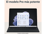 Convertible 2 en 1 - Microsoft Surface Pro 9, 13 2K QHD+, Intel® Evo™ Core™ i5-1235U, 8 GB RAM, 256 GB SSD, W11 Home, Graphite