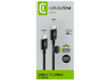 Cable USB-C - CellularLine, 0.6 m, USB C, Universal, Negro