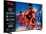 TV QD-Mini LED 98 - TCL 98C7K, UHD 4K, AiPQ Pro, Smart TV, DVB-T2 (H.265), Negro