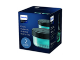 Accesorio afeitadora - Philips CC12/50, Pack 2 Cartuchos, Limpieza Rápida, Sin Alcohol, 6 Meses, 10x Más Limpio, Compatible S5000, S7000, S9000, i9000