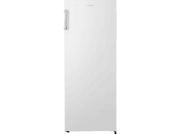 Congelador vertical - Infiniton CV-184L14WEB, 155 l, 143.4 cm, No Frost, 205 kWh, Libre Instalación, LED, Blanco