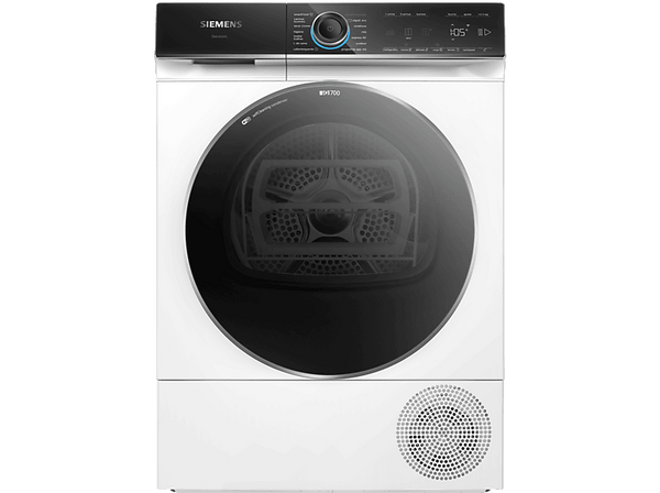 Secadora bomba de calor - Siemens, WQ46B2C0ES, 9 kg, 11 programas, Intelligent Dry, Autodry, Blanco