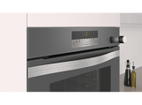 Horno - Balay 3HA5378A1, 71 l, 3600 W, Pirolítico,Raíles Comfort Plus, Función Auto Chef, Gris