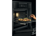 Horno - Haier I-Touch Series 4 HWO60SM5T9BH, 70l, Multifunción, Pirolítico, 55cm, Wi-Fi, Sonda térmica, Negro