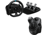 Volante - Logitech G G923 + Palanca de cambios Force Shifter, Force Feedback Trueforce, PS 4/5-PC, Pedales personalizables, USB, 6 velocidades, Negro