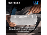 Altavoz inalámbrico - Sony ULT FIELD 3 (SRSULT30H) , Bluetooth portátil, ULT POWER SOUND, 24 horas, IP67, Resistente al agua, Correa, Compacto, Verde