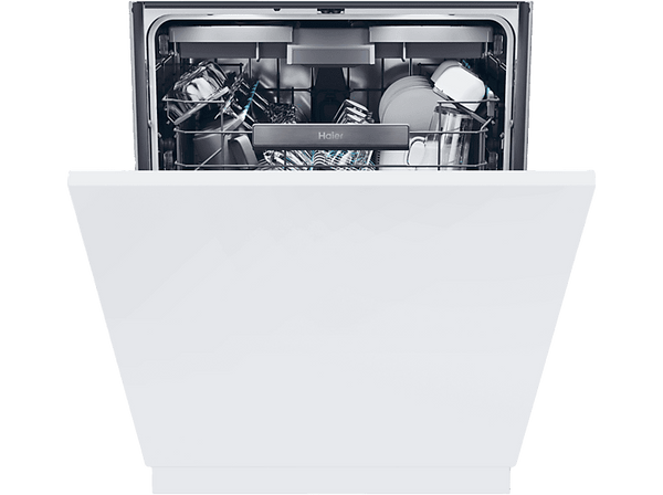 Lavavajillas integrable - Haier Washlens Plus XS 6B0S3FSB, 16 servicios, 10 programas, 60 cm, Wi-Fi + Bluetooth, Blanco