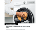 Lavadora secadora - Samsung WD90T654DBE/S3, 9 kg lavado, 6 kg secado, EcoBubble™, 1400 rpm, 24 programas, Blanco