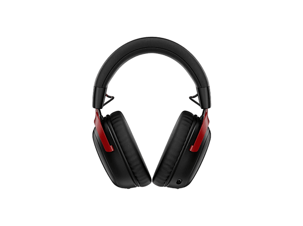 Auriculares gaming - HyperX Cloud III S, Audio espacial DTS®, Micrófono extraíble, Compatible PC, PS5, PS4, Nintendo Switch, Mac y móviles, Negro-Rojo
