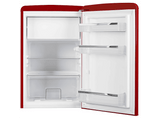 Nevera pequeña - Fagor 3FFV-855R, Cíclico, 87.5 cm Alto, 108l, Control mecánico, LED, FreshZone, Rojo