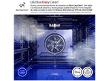 Horno a vapor - LG WS9D7672WM, Multifunción, Pirolítico, 76 l, 59.2 cm, Cristal negro mate