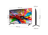 TV QNED MiniLED 55 - LG 55QNED92A6A, UHD 4K, Procesador Inteligente α8 AI Processor 4K Gen2, Smart TV, DVB-T2 (H.265), Negro