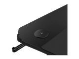 Mesa gaming - Trust GXT710, Iluminación RGB, Cargador Inalámbrico, Negro