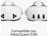 Funda - Meta Estuche para Gafas Meta Quest 3/3s, Gris