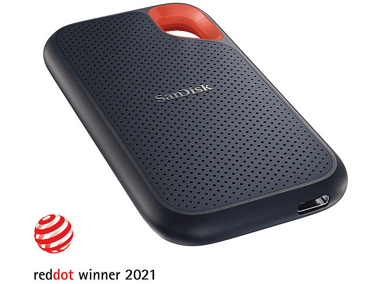Disco duro SSD externo 2TB - SanDisk Extreme Portable SSD, 2.5, Hasta 1050 MB/s, NVMe, USB 3.2, IP65, Gris