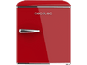 Frigorífico Table Top - Cecotec Bolero Coolmarket TT Origin 45 Red, 55 cm, 45 l, LED interior, Tirador cromado, Red