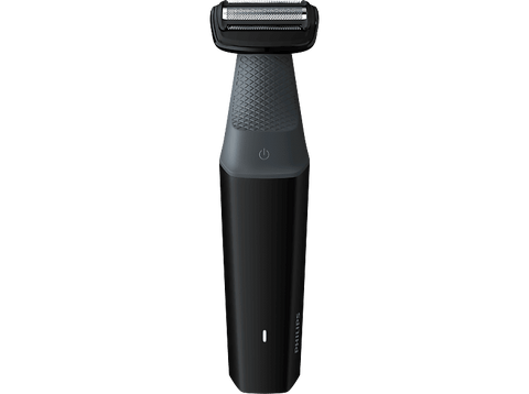 Afeitadora corporal - Philips BG3017/01, Uso en seco y mojado, 1 Peine guía para el cuerpo (3 mm), 50 min autonomía, Negro, Gris