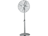 Ventilador de pie - ok. OSF 405026 M ES, 50W, 3 Velocidades, Altura Ajustable, 4 Aspas, Oscilación, Cromado