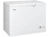 Congelador horizontal - Haier HCE319F, 310 l , 84.5cm, 2 cestos, Interior aluminio, Super congelación, Blanco
