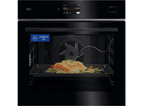 Horno a vapor - AEG TB8SB73ZAB, Multifunción, Hidrolítica, 70 l,  Cocción asistida, Conectividad, 60 cm, Negro