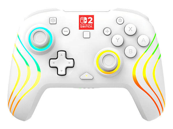 Mando Nintendo Switch - Turtle Beach Afterglow™ Wave Wireless Controller, Para Nintendo Switch / Switch Lite / Switch OLED / Switch 2, Blanco