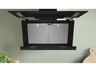 Campana decorativa - Bosch DWK91LT60, Serie 8, 5 velocidades, 441 m³/h, Home Connect, Conexión Placa - Campana, 90 cm, Cristal Negro