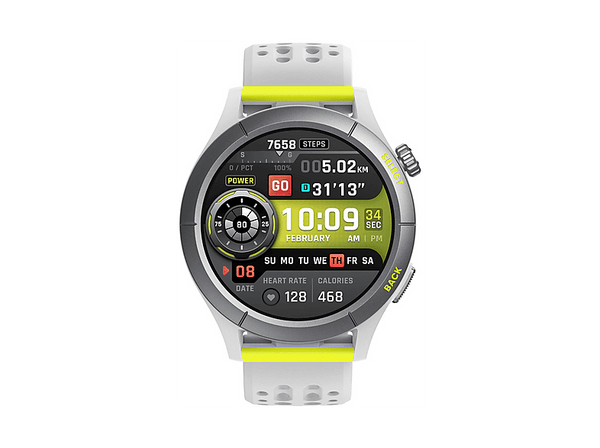 Smartwatch - Amazfit Cheetah, 22 mm, Polímero reforzado con fibra, 14 días Autonomía, Mapas sin Conexión, Speedster Gris