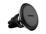 Soporte de móvil para coche - Baseus Magnetic Car Mount, Universal, Magnético ultrapotente, Para rejilla de ventilación, Rotación 360º, Negro
