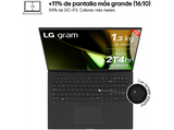 Portátil - LG 17ZD90S-G.AX75B, 17 WQXGA, Intel® Core™ Ultra 7-155H, 16GB RAM, 512 GB SSD, Arc™ GPU, Sin sistema operativo