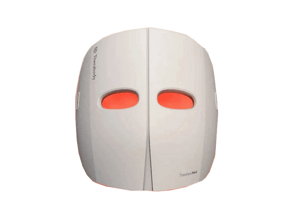 Máscara LED - Therabody TheraFace Mask, Para Cara, 120 min Autonomía, 648 Luces, Inalámbrico, Vibración, Blanco