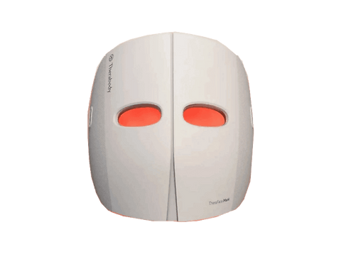 Máscara LED - Therabody TheraFace Mask, Para Cara, 120 min Autonomía, 648 Luces, Inalámbrico, Vibración, Blanco