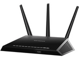 Router inalámbrico - Netgear Nighthawk R7000, doble banda, hasta 1900 Mbps, color negro