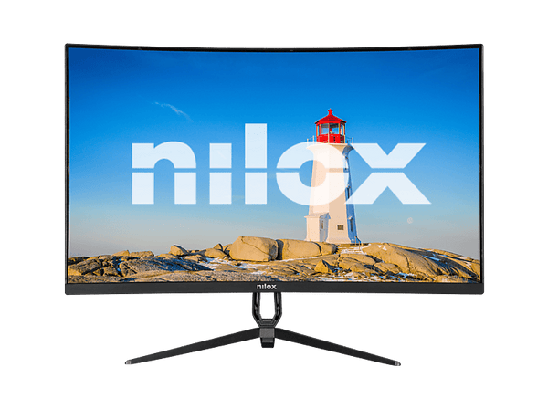 Monitor gaming - Nilox NXM27CRV2001, 27" Full-HD, 200 Hz, 1 ms, VA (Alineación Vertical), Curvo, 1x HDMI, 1x DisplayPort