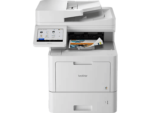 Impresora multifunción láser - Brother MFCL9670CDN, Impresión doble cara, Color, WiFi, Fax, Blanco