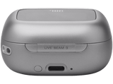 Auriculares True Wireless - JBL Live Beam 3, 48 h Autonomía, Cancelación de Ruido, IP54, Silver