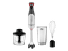 Batidora de mano - Ufesa 1500 MAX, 1500 W, Función de velocidad TouchSpeed, Tecnología BladeFlex, 4 cuchillas, Plata