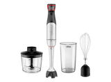 Batidora de mano - Ufesa 1500 MAX, 1500 W, Función de velocidad TouchSpeed, Tecnología BladeFlex, 4 cuchillas, Plata