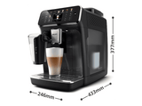 Cafetera superautomática - Philips 5500 Series EP5541 |  15 bar, 1500 W, Deposito 1.8 l, Deposito leche 0.26 l, 2 tazas, Negro