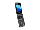 Móvil - SPC Stella 3, 4G, Para mayores, Teclas grandes, Botón SOS, Compatible audífonos, Volumen 103dB, Radio FM, Linterna, Base de carga, Negro