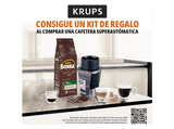 Cafetera superautomática - Krups Sensation Milk EA912B, 15 bar, 1450 W, 1.7 L, 6 modos, 2 tazas, Depósito de leche 0.3 L, Táctil, Gris