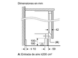 Nevera pequeña - Balay 3KUE037S, Cíclico, 82 cm, 134 l, Home Connect, Luz Led, Sin panelar