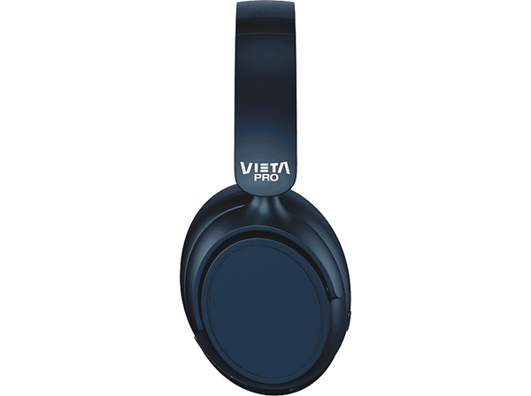 Auriculares inalámbricos - Vieta Silence 3, Circumaurales, Bluetooth, 50h Autonomía, Cancelación Ruido, Azul