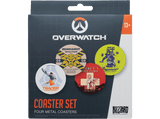 Posavasos - FaNaTtik Overwatch. Set of Four Printed Metal Coasters