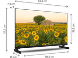 TV DLED 24 - Thomson 24HA2S13C, HD, ARM CA55 Quad core, Adaptador 12 V, Android TV, Negro