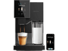 Cafetera superautomática - Cecotec Cremmaet Compactccino Connected Black Silver, 19 bares, Sistema Thermoblock, Black Silver