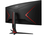 Monitor gaming - AOC CU34G2XP/BK, 34 WQHD, 180 Hz, 1 ms, VA, Curva, FreeSync Premium, Antibrillo, WLED
