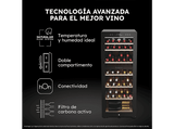 Vinoteca - Haier HWS77GDAU1 Wine Bank 50 Series 7,  Temperatura 5-20º, 77 botellas,  Doble Zona, Wi-Fi, Negro